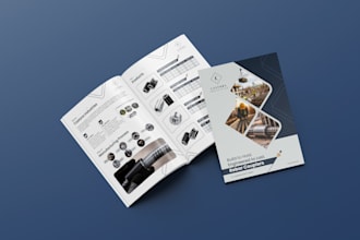 design professional brochure and product catalog