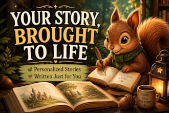 create a personalized illustrated story with ai art