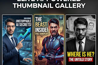 create eye catching ai youtube thumbnails for gaming or podcast