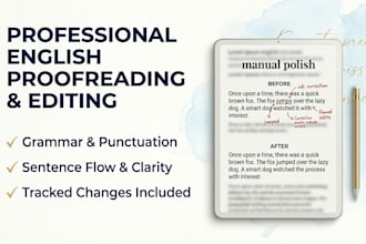 do professional english proofreading and grammar editing