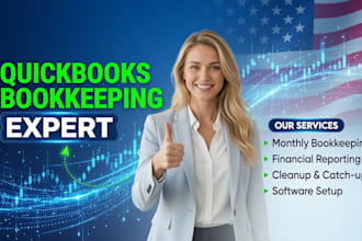 do monthly quickbooks bookkeeping for your business