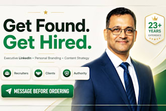 build your executive linkedin profile that gets noticed