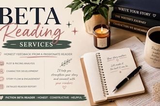 beta read your fiction and provide honest feedback