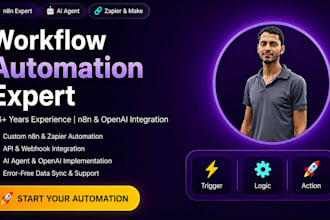 automate workflow with n8n zapier and ai agent