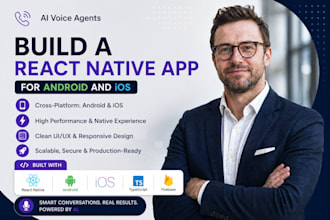 build a react native app for android and ios