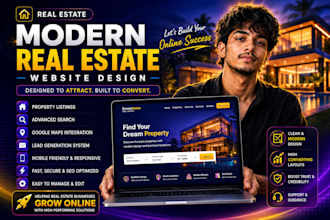 build real estate website with property listings and advanced search