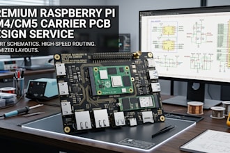 design raspberry pi cm4 cm5 compute module carrier pcb custom board