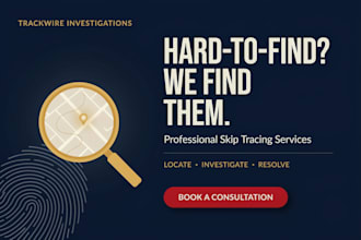 locate hard to find individuals with skip tracing