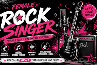 be your best female rock singer female pop singer female edm singer vocalist pop