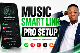 create a smart music link for spotify, apple music and all streaming platforms