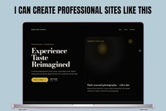 design a modern and animated framer website