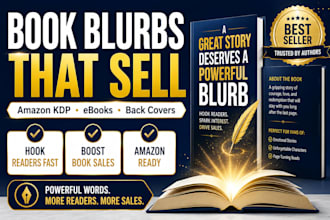 create a compelling back cover book blurb for your book