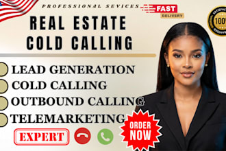 do real estate cold calling, lead generation, and appointment setting