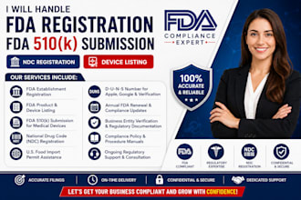 do fda registration, fda 510k submission, ndc registration, device listing