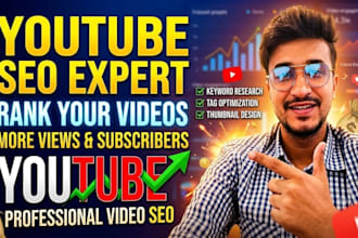 optimize your you tube SEO channel and videos growth