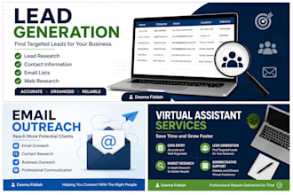 do lead generation, web research, and email outreach