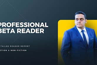 be your professional beta reader and critique partner