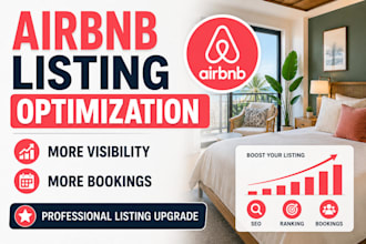 optimize your airbnb listing to increase bookings and visibility