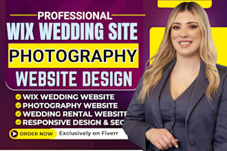 design wix wedding website wedding planner wedding venue event registry website