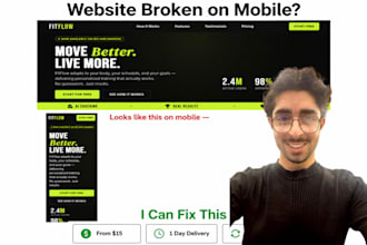 fix website mobile responsiveness and CSS layout bugs
