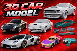 3d car body kit widebody automotive cad design vehicle modeling and 3d parts