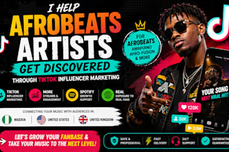 help afrobeats artists get discovered through tiktok influencer marketing
