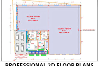 create 2d floor plans for residential and commercial