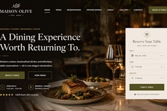 design squarespace restaurant website menu online ordering