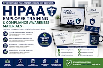 create hipaa employee training materials and compliance awareness programs