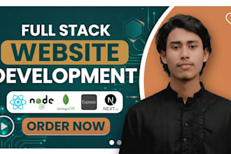develop a custom full stack web application from scratch