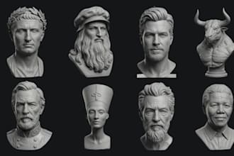 convert 2d to 3d head model picture to 3d model 2d to 3d character model