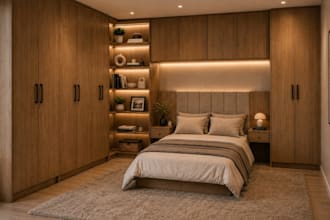 design and render realistic interior spaces