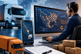 expert logistics dispatcher carrier coordination track and trace, booking