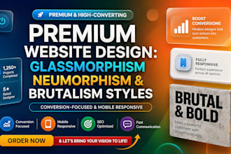 design a high converting modern wordpress website, wix landing page, or shopify