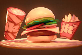 create a stylized 3d prop or game asset