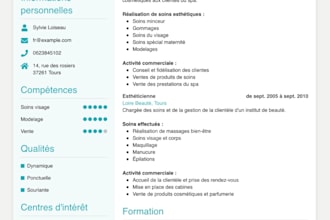 write an ats friendly professional resume and cv