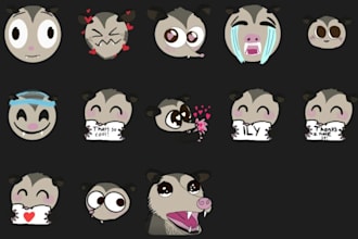 create a telegram sticker pack for your fursona or oc