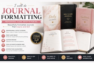 design and format your journal or notebook for KDP