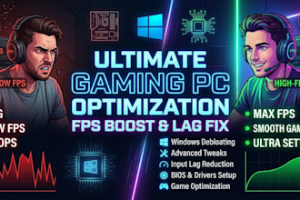 optimize your gaming pc for maximum fps and fix lag