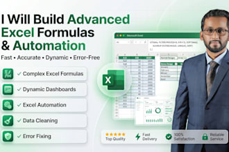 develop complex excel calculations and custom formula