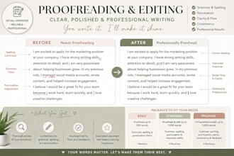 proofread and edit your documents