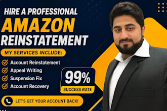 reinstate suspended amazon account with professional appeal writing and support