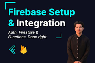 do firebase setup and integration into your flutter app