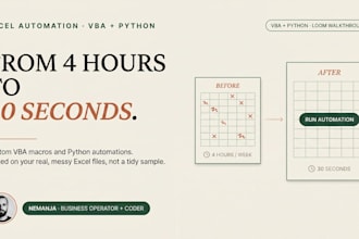 build excel automation macros and vba scripts that save you hours weekly