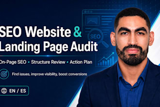 perform a professional SEO audit for your website or landing page
