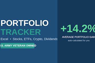 build a custom investment portfolio tracker in excel
