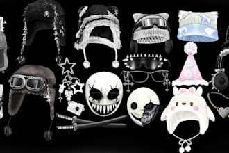 create custom roblox ugc accessories, hairs, wearable for your game