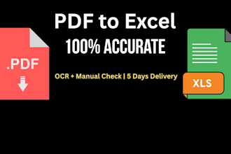 do fast and accurate data entry and excel work