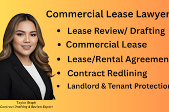 review and redline your rental or lease agreement