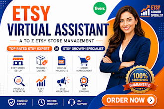 be your expert etsy virtual assistant and etsy store manager